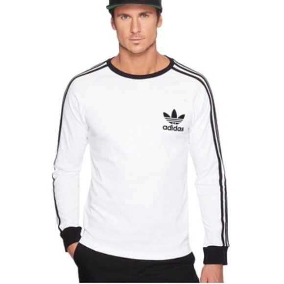 adidas originals men's california long sleeve tee